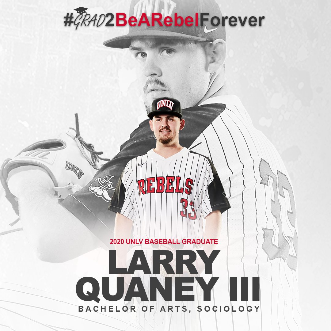 UNLV Athletics (@unlvathletics) on Twitter photo While we aren't able to be together on campus, it's <a href="/unlv/">UNLV</a> 🎓 Week so let's continue our #GRAD2BeARebelForever series today with the story of <a href="/unlvbaseball/">UNLV Baseball ⚾️</a> RS-junior ⚾️ Larry Quaney III (<a href="/ldog_3/">Larry Quaney III</a>): bit.ly/2WUrRVK #UNLVGrad #BEaREBEL #AlwaysVegasStrong While we aren't able to be together on campus, it's <a href="/unlv/">UNLV</a> 🎓 Week so let's continue our #GRAD2BeARebelForever series today with the story of <a href="/unlvbaseball/">UNLV Baseball ⚾️</a> RS-junior ⚾️ Larry Quaney III (<a href="/ldog_3/">Larry Quaney III</a>): bit.ly/2WUrRVK #UNLVGrad #BEaREBEL #AlwaysVegasStrong
