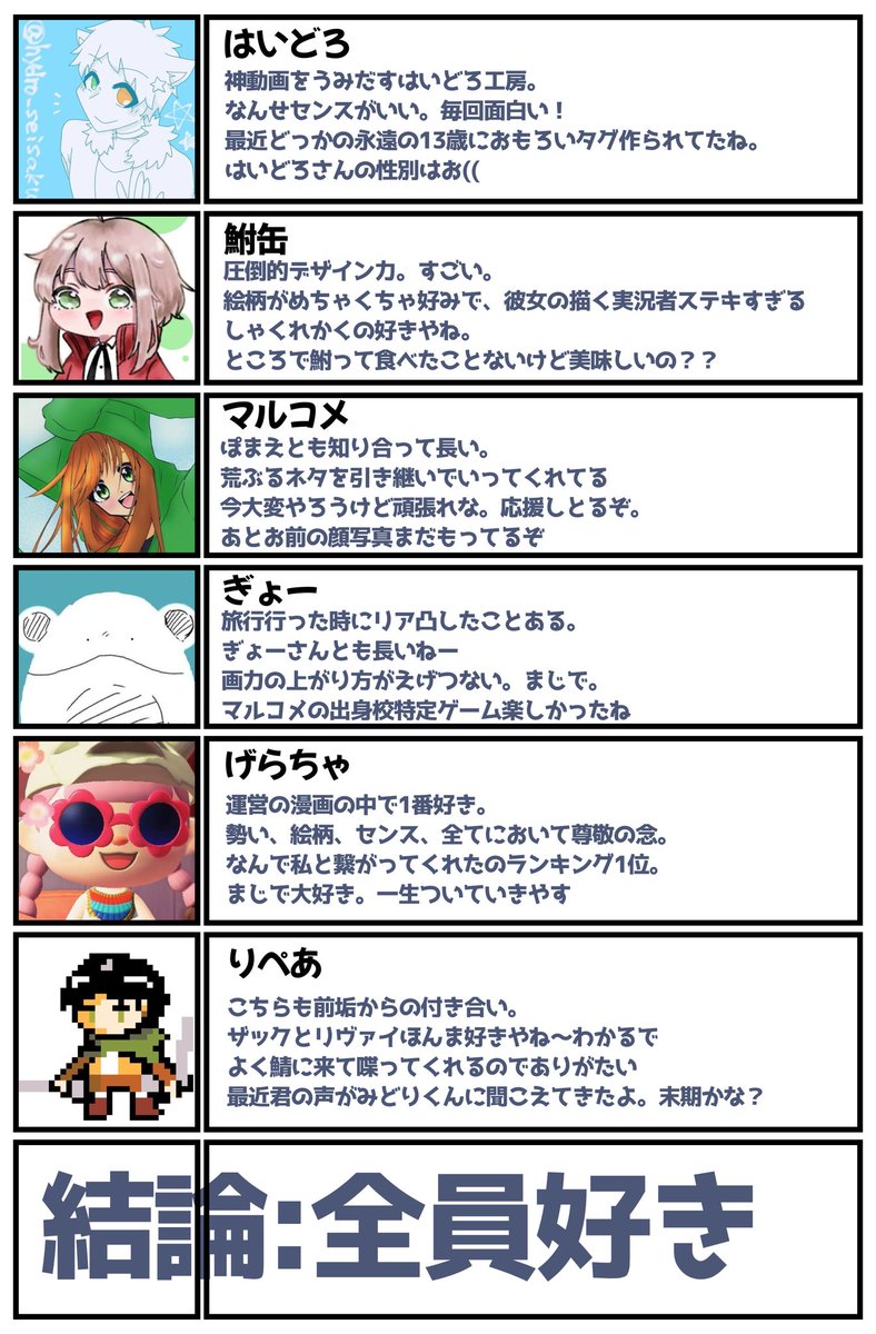 勝手に相互さん借りました
問題があれば言ってください
思いの丈をぶつけました 