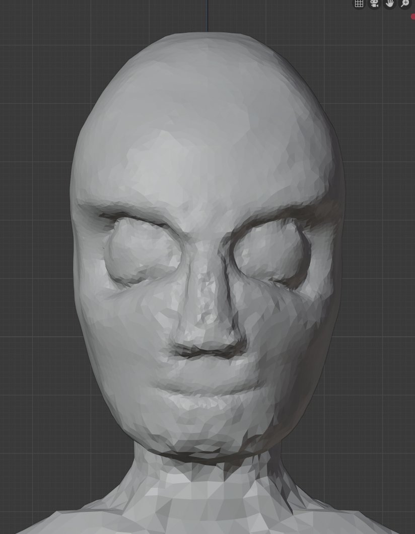 kmdreko_'s tweet photo. Messed with blender's sculpting tools for the first time. Gotta say, it makes it really easy to make horrible atrocities! https://t.co/VkflLzhWXN