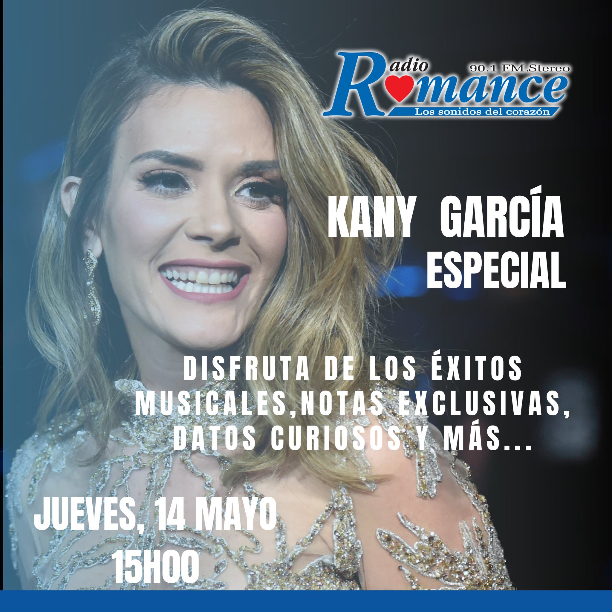 Radio Romance 90.1FM on Twitter "El jueves 14 de mayo, desde las 15h00