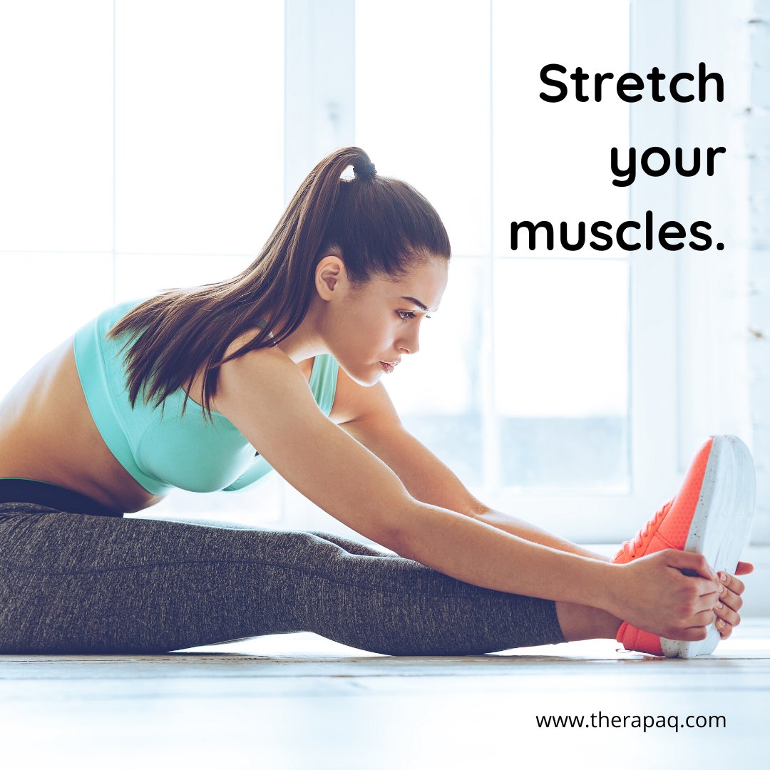 TheraPaq's tweet photo. In addition to exercise, stretching is important for staying flexible and avoiding back problems. https://t.co/kLvfLkoQZT #tips #strecthing #musclehealth #goodformuscles https://t.co/mDNdG6naDf