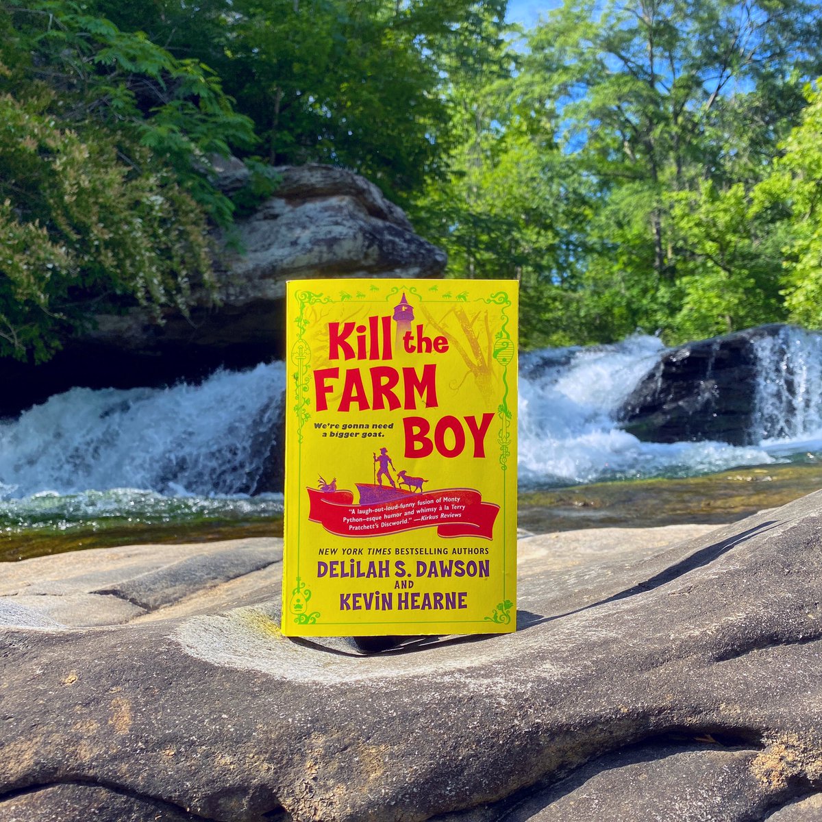 lit_wasted's tweet photo. We’re on a quest to our first Live Discussion for @DelilahSDawson & @KevinHearne’s #KilltheFarmBoy! Join us Wednesday at 7:30 PM CT / 8:30 PM ET on Facebook or YouTube as we discuss the first half of this pun-tastic adventure (up to Ch. 15)! #bookclub https://t.co/dyomQZp8Qc