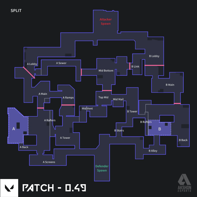 Dignitas on X: Here's the new #VALORANT map - Split!