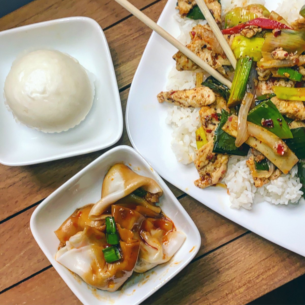 koryaversa's tweet photo. My how I missed you! 😍 Dim sum, we meet again! #TakeoutTuesday tonight w @dimsumphilly @ucdphl w chili oil wontons 🔥 , dry pot chicken, pork soup dumplings and custard buns. So delicious! https://t.co/nwO4w103JS