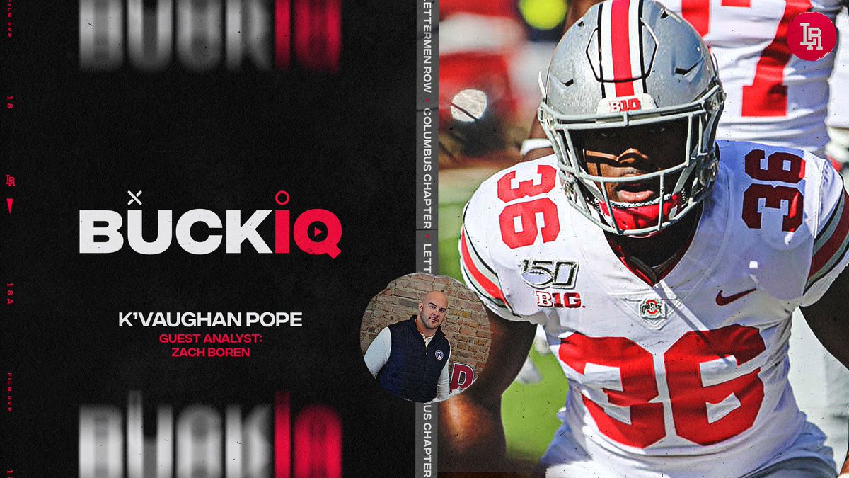 LettermenRow's tweet photo. #BuckIQ: K'Vaughan Pope has made the most of his chances coming off the bench, and he's flashed potential to be a major factor for Ohio State at linebacker.
What's the next step for him and the Buckeyes? @ZBoren44 breaks it down:
https://t.co/ZUY2AtjgVn https://t.co/bbCTRc0R9B