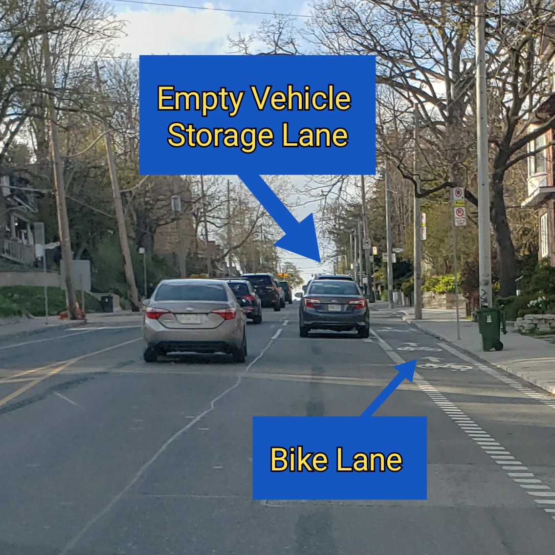 DaveLikesBikes's tweet photo. I don't know how people look at Woodbine and decide it's the bike lane that causes the congestion
#activetransportation
#woodbine
#breakcarculture
#windshieldview
#bikeTO https://t.co/EtN3NDEGfC