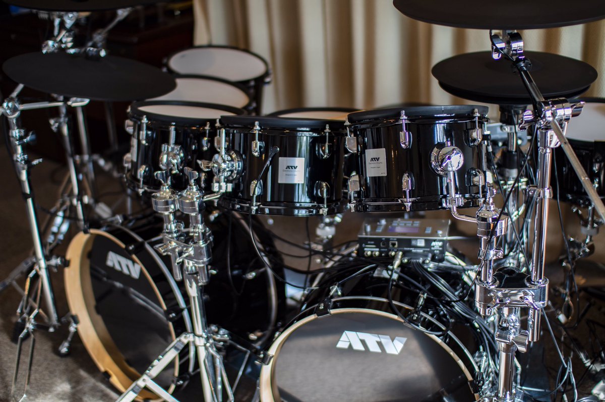 ATV公式も力技の電子ドラムセットを公開します‼️ aD5を2台使って