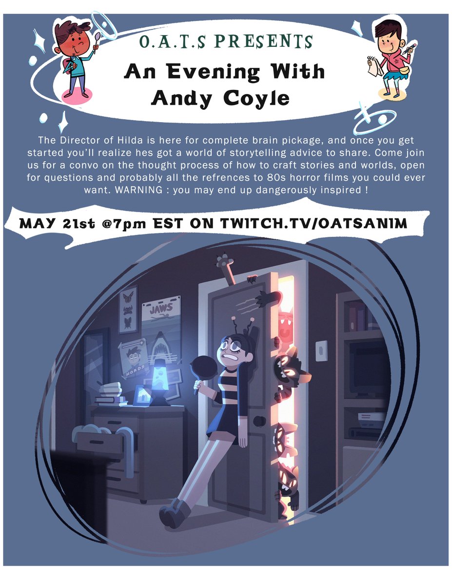 Tune into our twitch channel to catch a great convo with <a href="/kindofandycoyle/">Andy Coyle</a> !