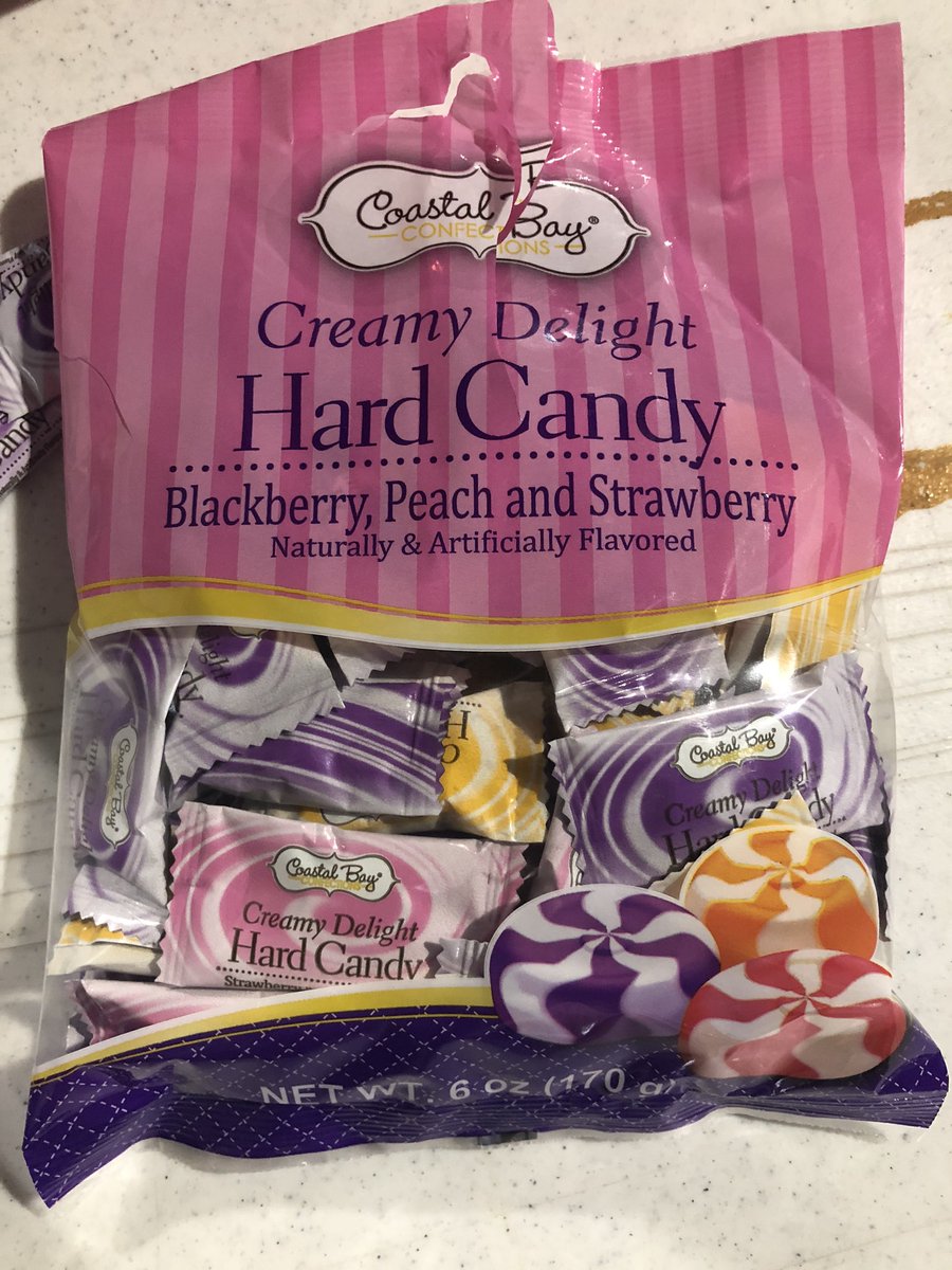 nhurchick's tweet photo. I made fun of @peggyleewnep for offering me old lady candy, but I’d be lying if I said these don’t low key rock. https://t.co/gNHiRPjW0m
