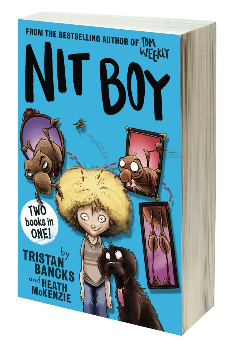tristanbancks's tweet photo. Free chapters, book trailer and pre-order link for my July release, Nit Boy, about a kid with the worst case of nits in world history! https://t.co/KXBzsthm2o
#beware #thenitsarecoming #kidlit #kids #books #literacy #nits #headlice #nitboy #funny #mglit https://t.co/glud8RpNaK