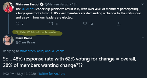 no result was ever going to be enough for the people in the party who were opposed to this change. the goalposts moved so often over the past 5 years, why would after the vote be any different?