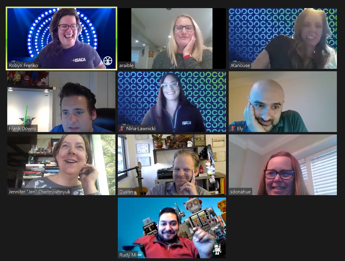 ISACANews's tweet photo. Day 1 of #NACACS is wrapping up with #virtualhappyhours - mocktails with @moritzme, #lieswatter with @RobynFranko and HELLOween with @cvferkix. Enjoy connecting with other attendees and we'll see you tomorrow! https://t.co/hlitSxOgIC