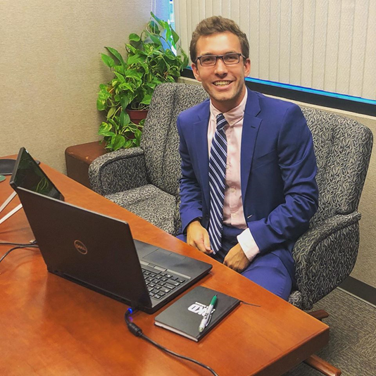 Senior Hayden Fulk got the opportunity to be an Audit Intern for BKD. This gave him great hands-on experience and insight on what a day is like in this field. Shortly after his internship, he accepted a full-time position with BKD! Way to go, Hayden! #jewellinterns
