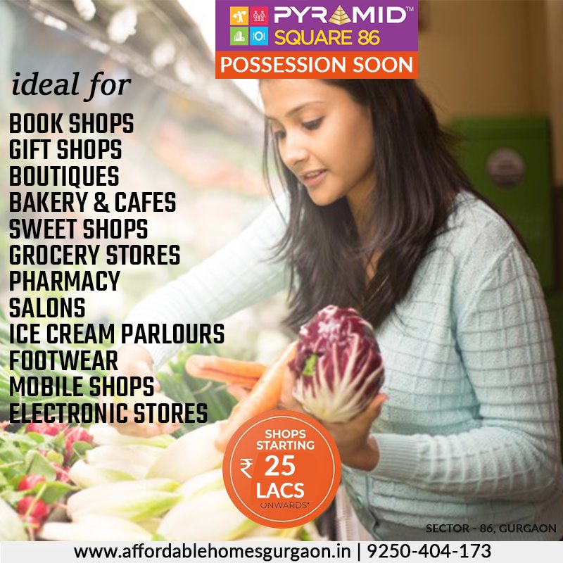 HudaGurgaon's tweet photo. Pyramid Square 86 society shops in Sector 86 Gurgaon.
Excellent Return on Investment.
☑ Premium Commercial Shops @ Rs.25 Lac.
☑ Almost 20,000 families are in 5 km
☑ 30 Minutes’Drive from IGI Airport.
More Details https://t.co/PBMZdSp6U7 | Call 9250404173
#PyramidSquare86 https://t.co/HNMDuZ6Nss
