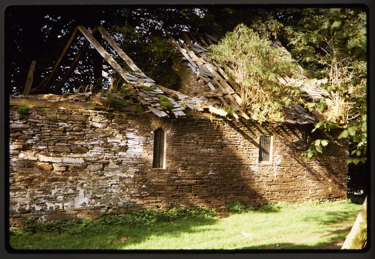 But 1914 brought the Great War, and by the early 1920s the chapel had closed again. By 1949, it was almost entirely derelict with leaning walls and gaping holes in the roof. When we took it on in 1978, we had to rebuild substantial sections of the chapel to prevent collapse.5/6