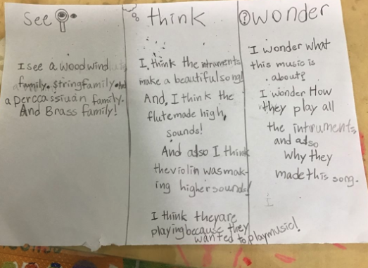 levi_allison42's tweet photo. What a fantastic Zoom Lesson today! Ss listened to a piece of music focusing on "Instrument Families" and came back with some brilliant questions. Looking forward to some student inquiries! #PYPchat #inquirymindset #thining #onlinelearning #distancelearning #coronavirus https://t.co/R92QJx4wor