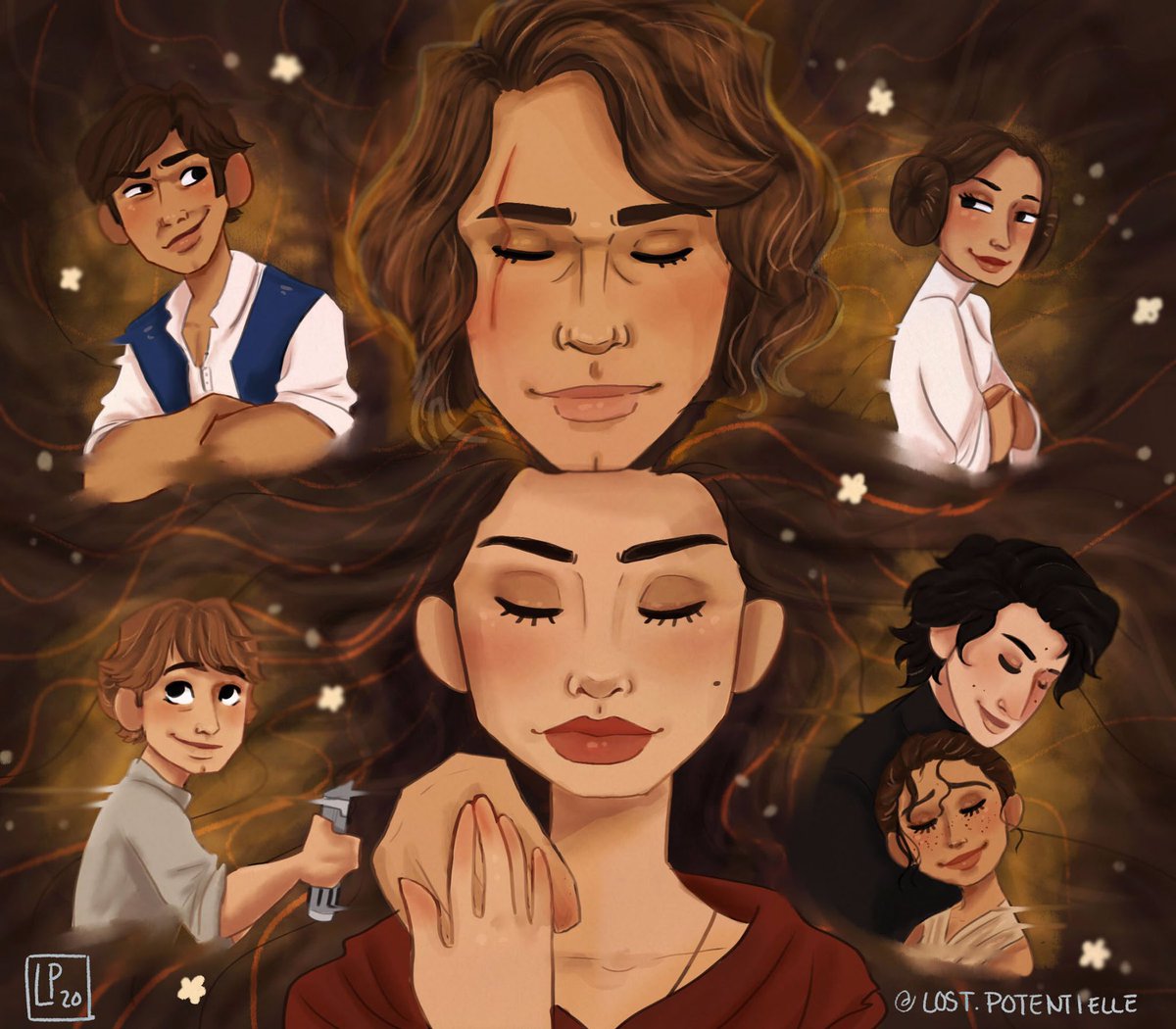 LizPotent's tweet photo. Definitely need to be more active on here...whoops. Here was my contribution to #Maythe4th from my insta that I’m only now posting here 😬
#StarWars #StarWarsfanart #reylo #reyloart #reylofanart #anidala #princessleia #myart #SkywalkerSaga https://t.co/lnXv6TQgBC