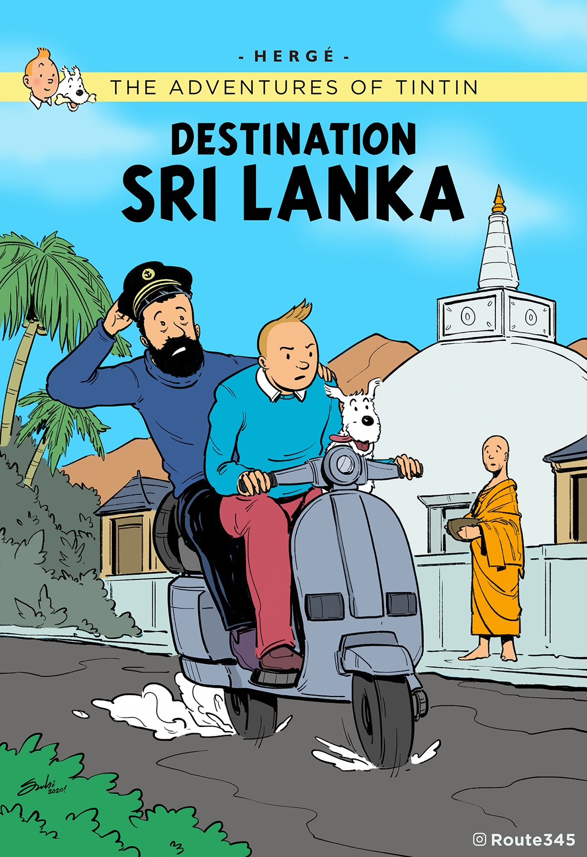 Sachi | Pre-order ENLIGHTENED "Hey #lka Twitter. Any Tintin fans out here? Fan art by yours truly. https://t.co/PA2lf0wRmd" / X