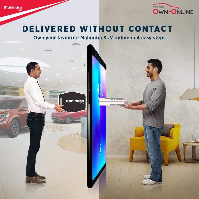 JS4WheelMotors's tweet photo. With #MahindraOwnOnline we promise you a contactless car-ownership experience from vehicle selection to delivery.
Know more: https://t.co/GBpNJsnrFF
#FutureOfAutoRetail https://t.co/LzRvIuWOIm
