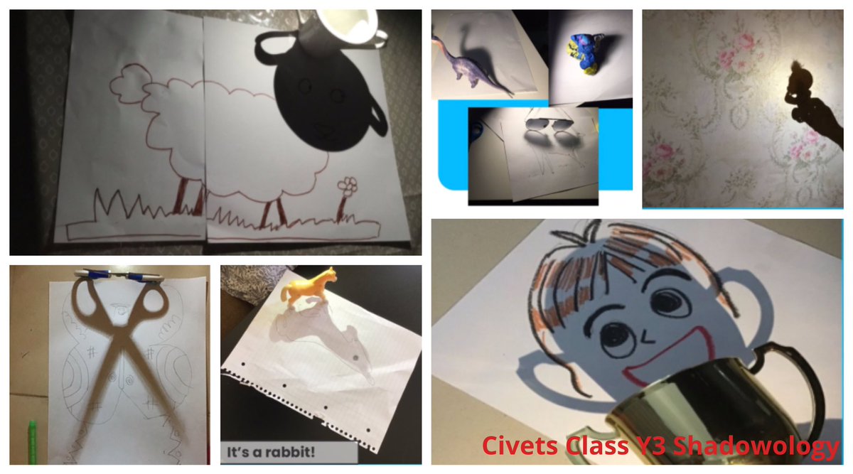 ReptonADYr3's tweet image. Civets class have been using shadowology to create new fun images! A great way for us to further explore shadows. #RADremotelearning