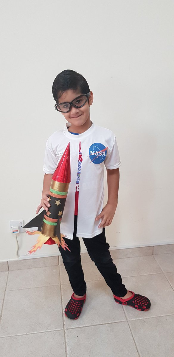 makinanshu's tweet photo. Agastya - Little Space Scientist ready with his rocket for his Science Lesson today Grade 1A @DavidMonisha @GMA_Primary @DxbModern @KNargish https://t.co/NzMYHjuJvi