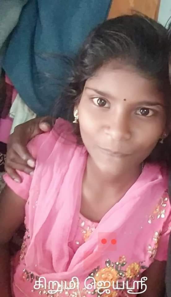 Aariarujunan's tweet photo. சிறுமி ஜெயஸ்ரீயின் படுகொலை மனதை அதிரவைக்கிறது. குழந்தைகள்-பெண்கள் மீதான வன்முறை we need justice ??? https://t.co/N9HWSR6mOR