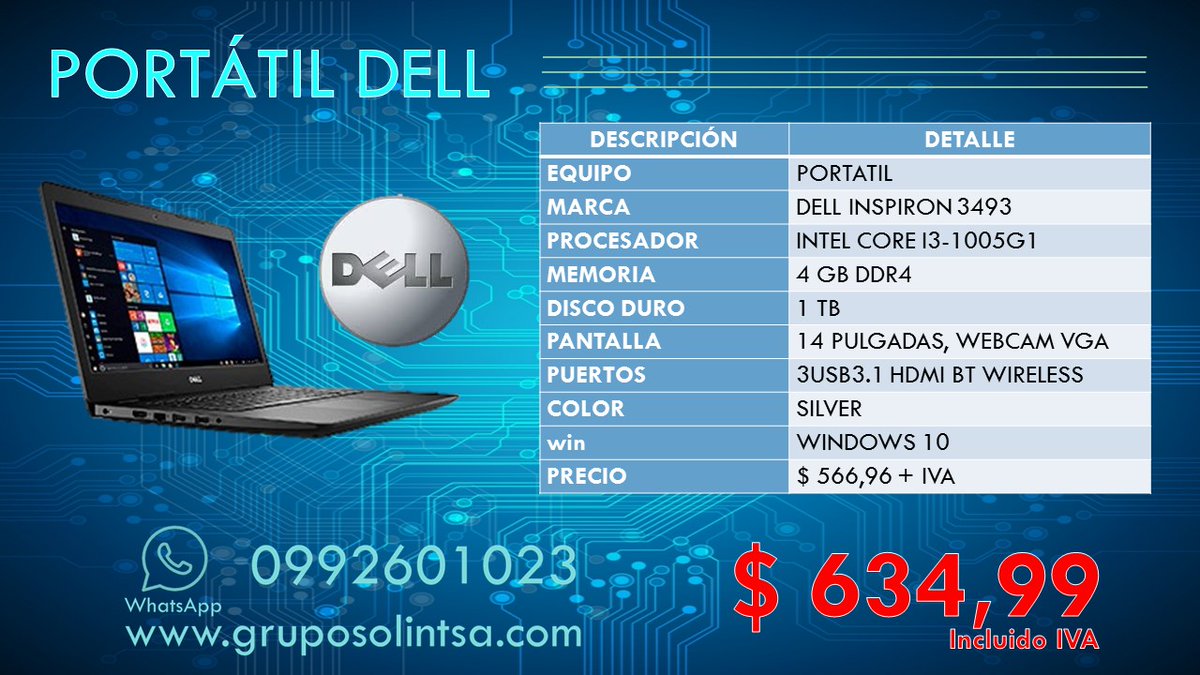solintsa's tweet image. Computadoras Portátiles

#laptops #tablets #solintsa #portatiles #QuedateEnCasa #teletrabajo #educaciononline
#teletrabajoec

gruposolintsa.com