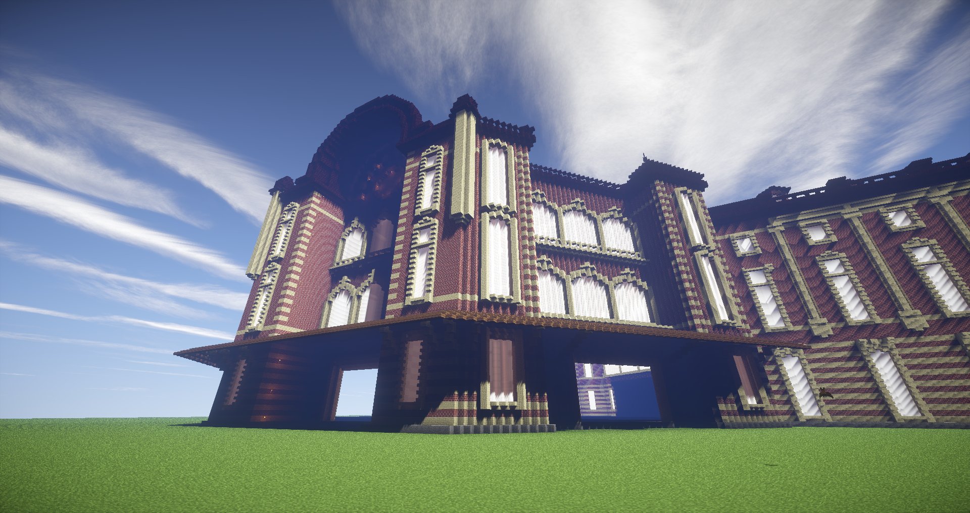 なめ人形 Minecraft垢 最近投稿できていなかったので再投稿的な何か D 多分7月から本格的に投稿できるかもしれません R Minecraft Minecraft建築コミュ マインクラフト マイクラ バニラ建築学部 辰野式建築倶楽部 東京駅 近代