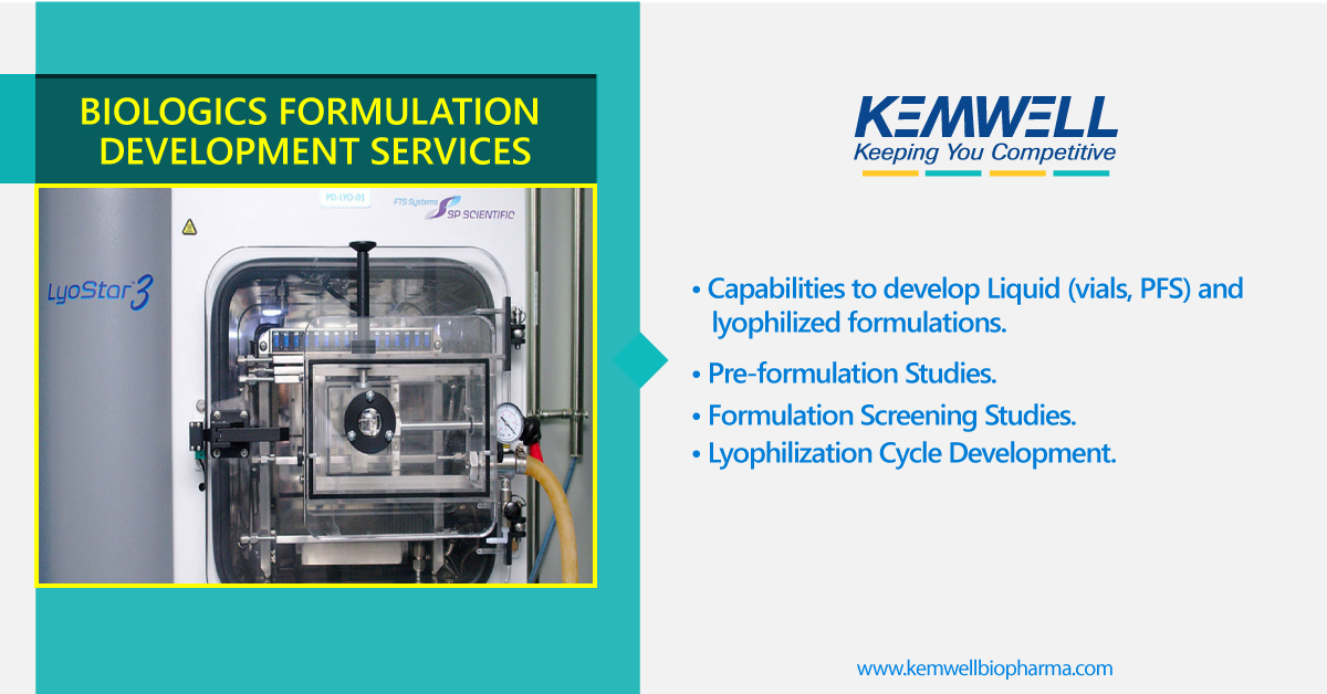 Kemwell offers formulation development services for early and late stage clinical development and commercial products based on target formulation profiles

#kemwell #cdmo #cmo #biologics #biosimilars #clinicaldevelopment #drugdevelopment #drugdiscovery 

kemwellbiopharma.com/services/formu…