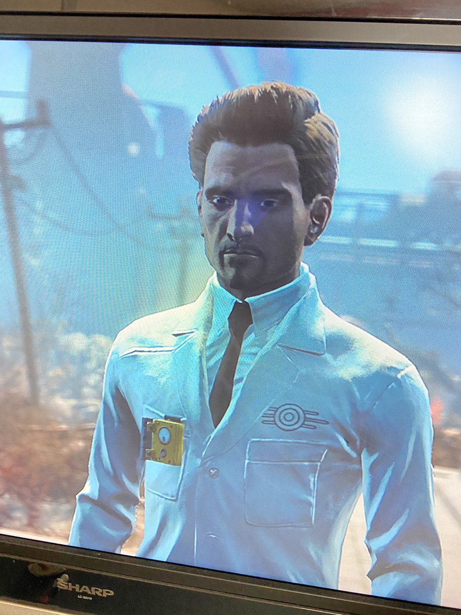 yumapi_350's tweet photo. fallout3でリトル・ランプライトにいたR.J.マクレディって名前の子供が好きだった(声が)から、4でもマクレディってキャラが出てきて運命感じたから連れ回してたんだけど、実はこいつが大人になったマクレディもということを今知って！！！！！！！
めっちゃロードして好感度上げた甲斐あった https://t.co/VFufaSpmE0