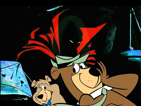 kacntv1's tweet photo. "Yogi &amp; Boo Boo meet Spawn" starts in 30 minutes. #KACN https://t.co/arTvscvSnL