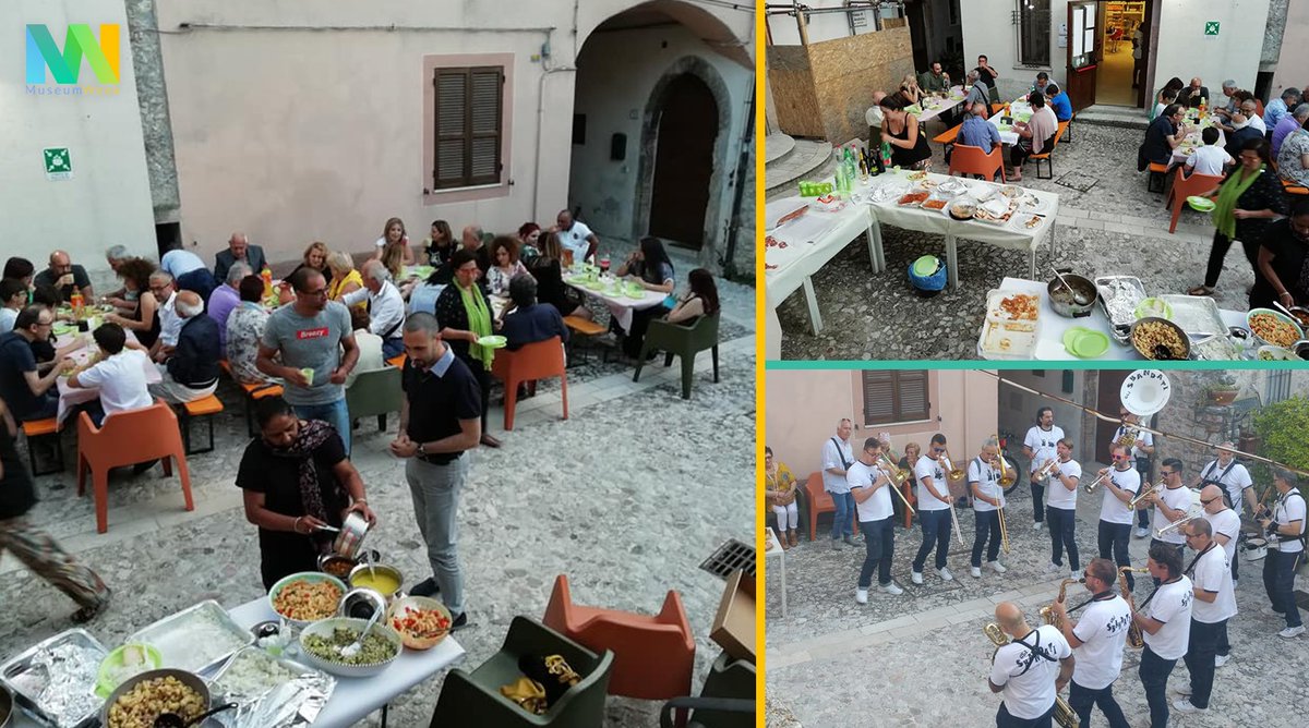 MuseoCanapa's tweet photo. Pronti per stare anche oggi... #InsiemeMW? 
Qual'è stato il momento più #TogetherMW nella storia del vostro Museo?
Per noi senza dubbio le cene di comunità 💚 (ci mancherà tanto quest'anno) 

#MuseumWeek2020 #13maggio #museichehannostoffa https://t.co/VYW0WEyIj2