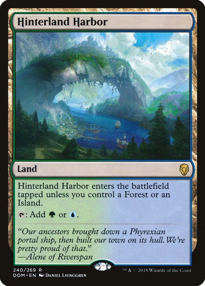 No idea where Riverspan is. Some hinterland with a river running through it, obviously. I'm no architecture expert, but the domes make me think of Islamic architecture. That could imply many places in Dominaria, though, including Almaaz, Suq'Ata, the Tivan Desert region, etc.
