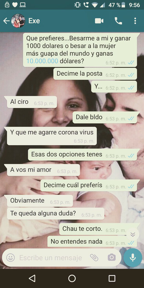 Ni una bien hace este chico🤦(Ciro es el perro)