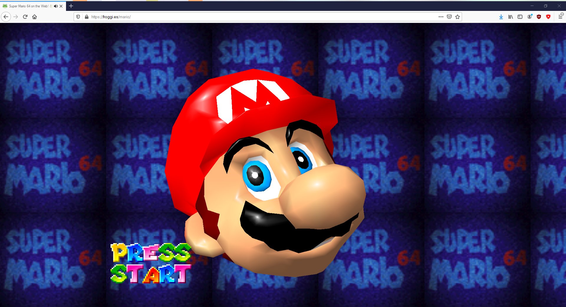 super mario 64 on the web