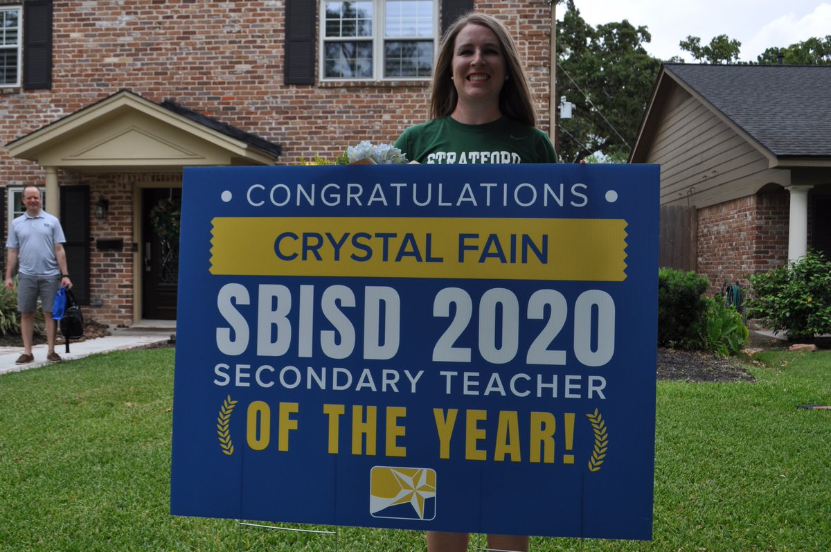 SBISD's tweet photo. Congratulations to our SBISD Teachers of the Year 2020. #SBISDProud #CollectiveGreatness https://t.co/kzlHnjy7db