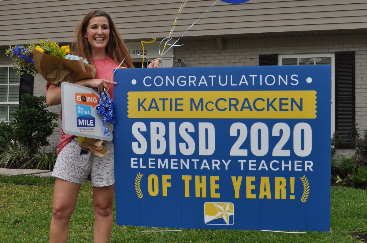 SBISD's tweet photo. Congratulations to our SBISD Teachers of the Year 2020. #SBISDProud #CollectiveGreatness https://t.co/kzlHnjy7db