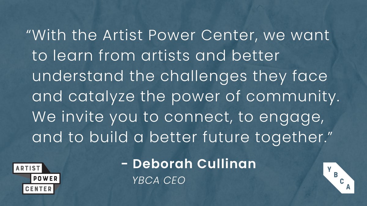 ybca's tweet image. @YBCA has launched the #ArtistPowerCenter, a new digital platform and hotline to help #artists find up-to-date funding resources and a connected community during the #COVID19 #pandemic and beyond. 

Check out our list of resources → bit.ly/3fEWKWS