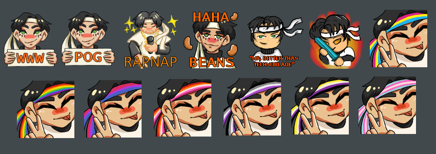 dtqk updates ! on X: Sapnap changed his twitch layout and added some  emotes on sapnaplive !!  / X