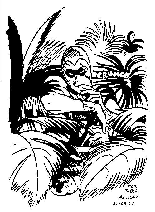 The Ghost Who Walks!
Lee Falk's The Phantom 
by the brilliant Al Gofa 
@gofa_al 