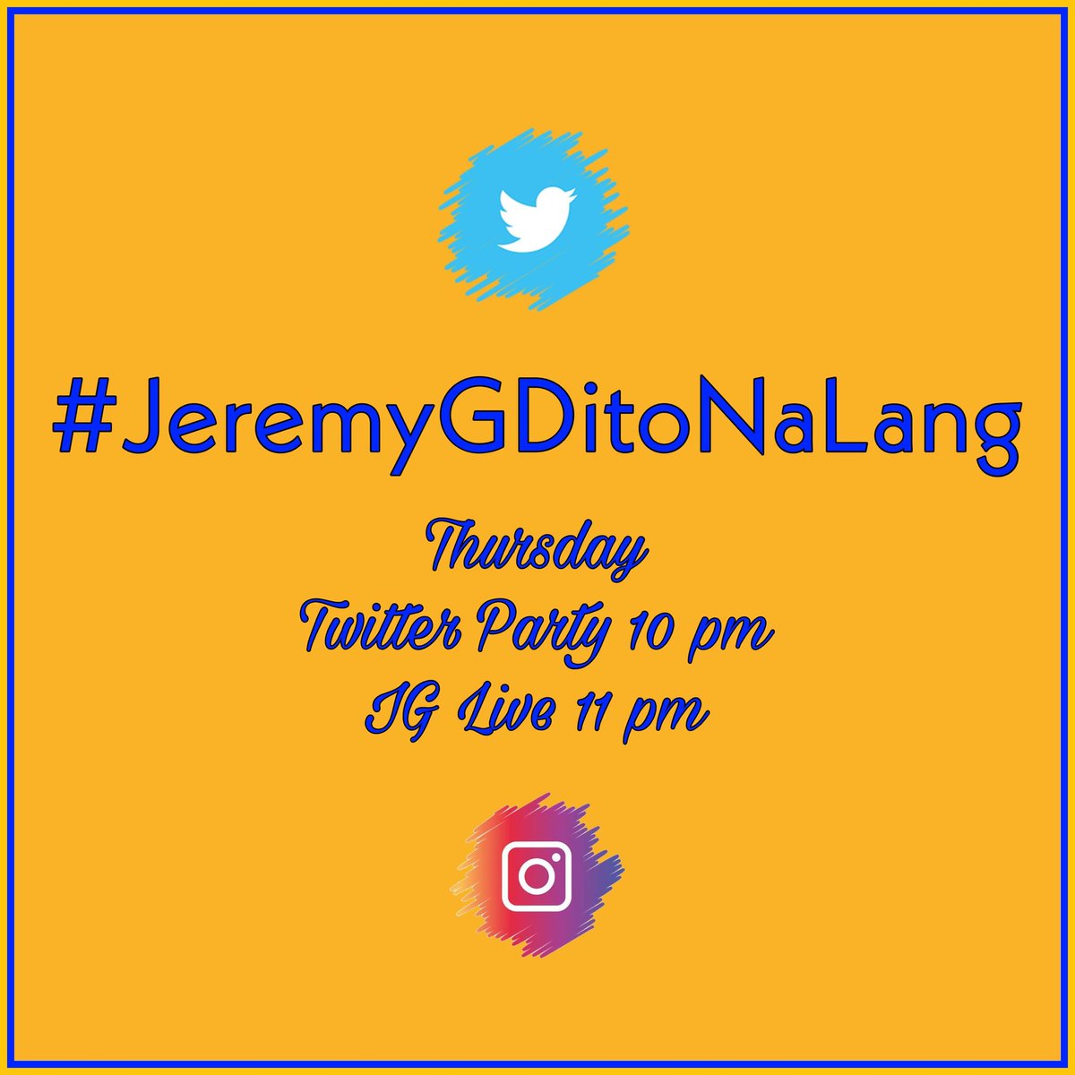 jereminions_mnl's tweet photo. Twitter Party Tomorrow Night!

Jeremy G will having Q&amp;A on his IG Account ( @theofficialjeremyg ) At 11pm 

#JeremyGDitoNaLang https://t.co/X6Vck6Ye9F