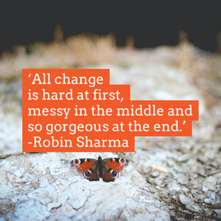 Getting through change has many positives.
#changemanagement #careerchange #futureofwork #Change #positivemindset
