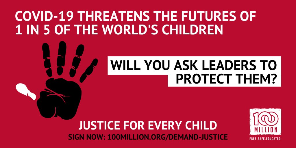 WorksDennis's tweet photo. SIGN NOW: World leaders must give a fair share of the COVID-19 response to prevent a child rights disaster happening after the pandemic. 1 in 5 of the world’s children live in extreme poverty – act now for #JusticeForEveryChild https://t.co/pxwuBNDO9p https://t.co/8yuPGgEvIn