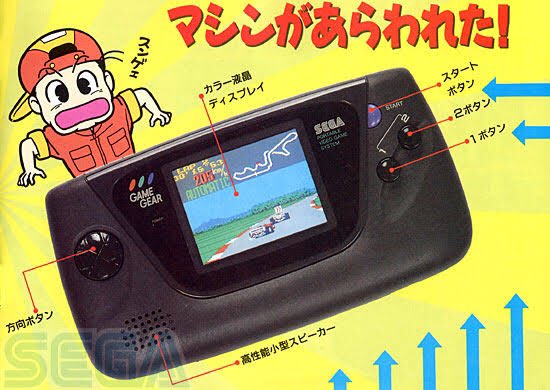 ひとちわ 今年でゲームギア発売から30年なのか 当時携帯ゲーム機でtv見れるとか映像入力でモニターになるとかセガは先を行き過ぎた感あるな ひとちわ 今年でゲームギア発売から30年なのか 当時携帯ゲーム機でtv見れるとか映像入力でモニターになるとかセガは先を行き過ぎた感あるな