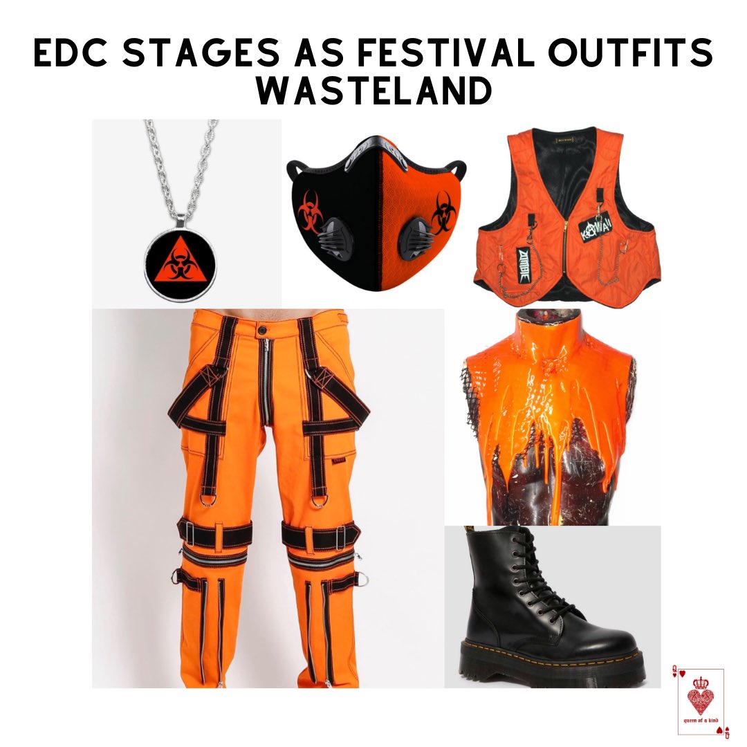 Where my hardstyle queens and kings at?? Would you rock these fits at the Wasteland stage??🔊🔊