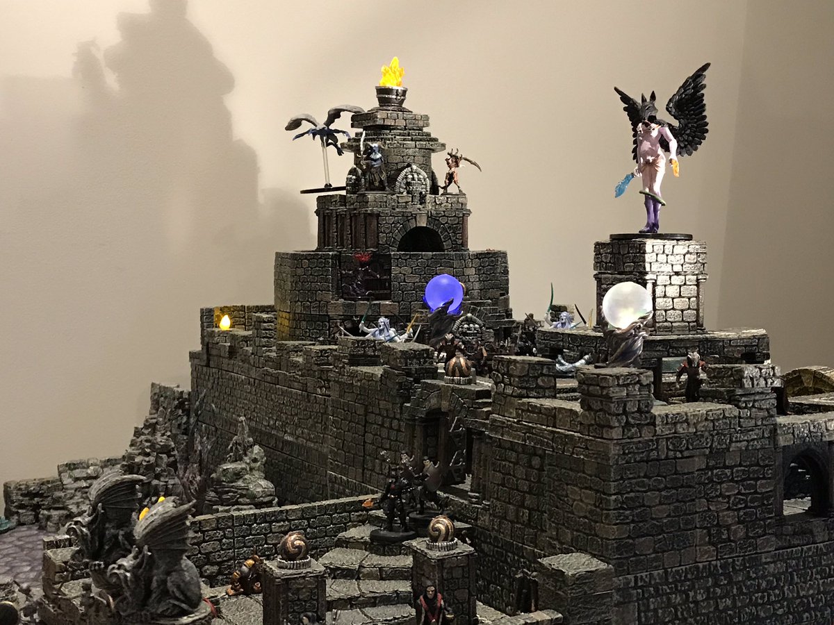 david_b_moffit's tweet photo. A submission for a contest over on FB. Build a castle with @dwarvenforge pieces. The Castle of Doom (no actual castle pieces either).
@Dennis_G_Link @shawn_moffit @NateTaylor @stefandwarven #TTRPG #WinDF https://t.co/qDaTWiDLNv