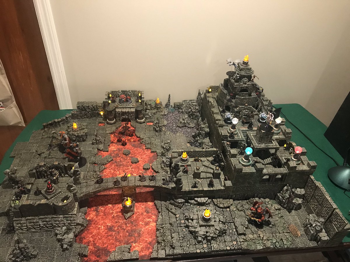 david_b_moffit's tweet photo. A submission for a contest over on FB. Build a castle with @dwarvenforge pieces. The Castle of Doom (no actual castle pieces either).
@Dennis_G_Link @shawn_moffit @NateTaylor @stefandwarven #TTRPG #WinDF https://t.co/qDaTWiDLNv
