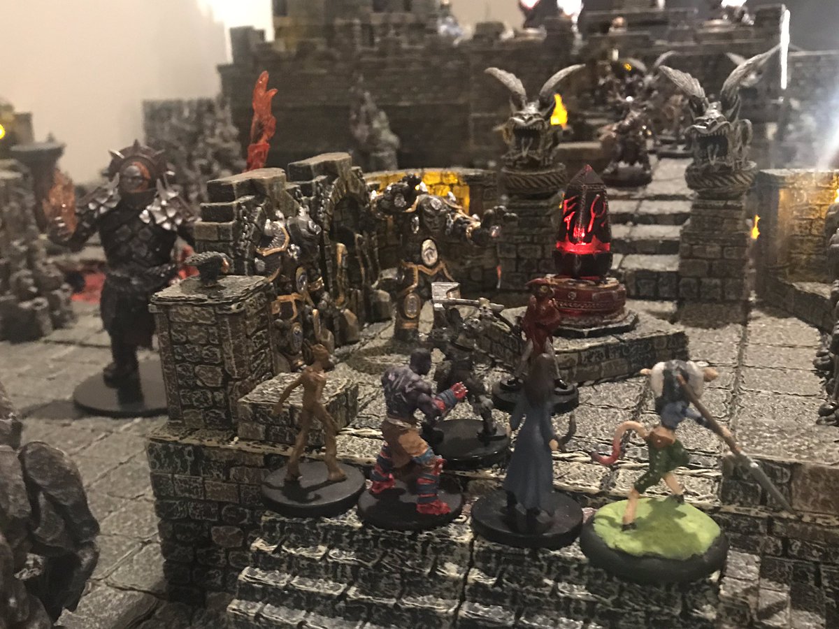 david_b_moffit's tweet photo. A submission for a contest over on FB. Build a castle with @dwarvenforge pieces. The Castle of Doom (no actual castle pieces either).
@Dennis_G_Link @shawn_moffit @NateTaylor @stefandwarven #TTRPG #WinDF https://t.co/qDaTWiDLNv