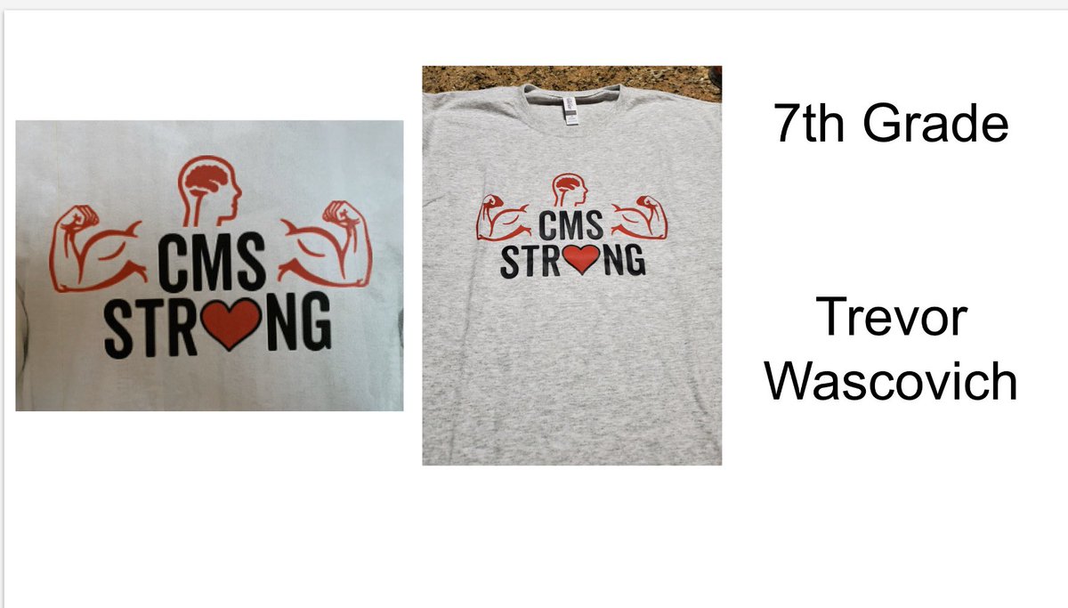 Student design shirts have come to life and are getting ready to ship to those who have ordered . They looks great ! 

A before and after ☺️