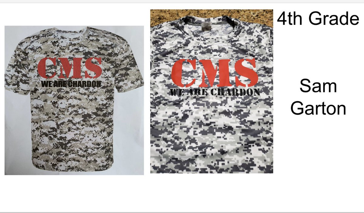 ChardonMSPTO's tweet photo. Student design shirts have come to life and are getting ready to ship to those who have ordered . They looks great ! 

A before and after ☺️ https://t.co/ADjE4puuf1